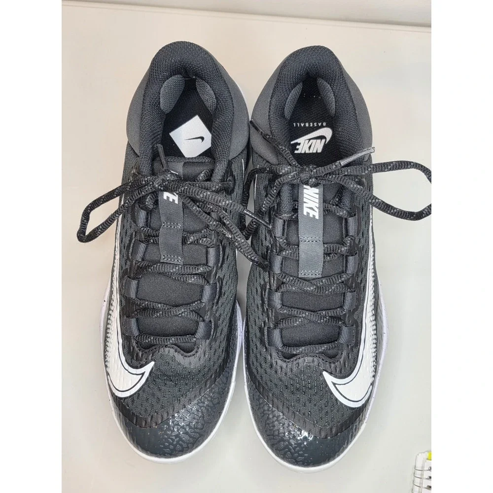 Nike Alpha Huarache Elite 4 Size 7 Low Metal Baseball Cleats DJ6521-003 Men's